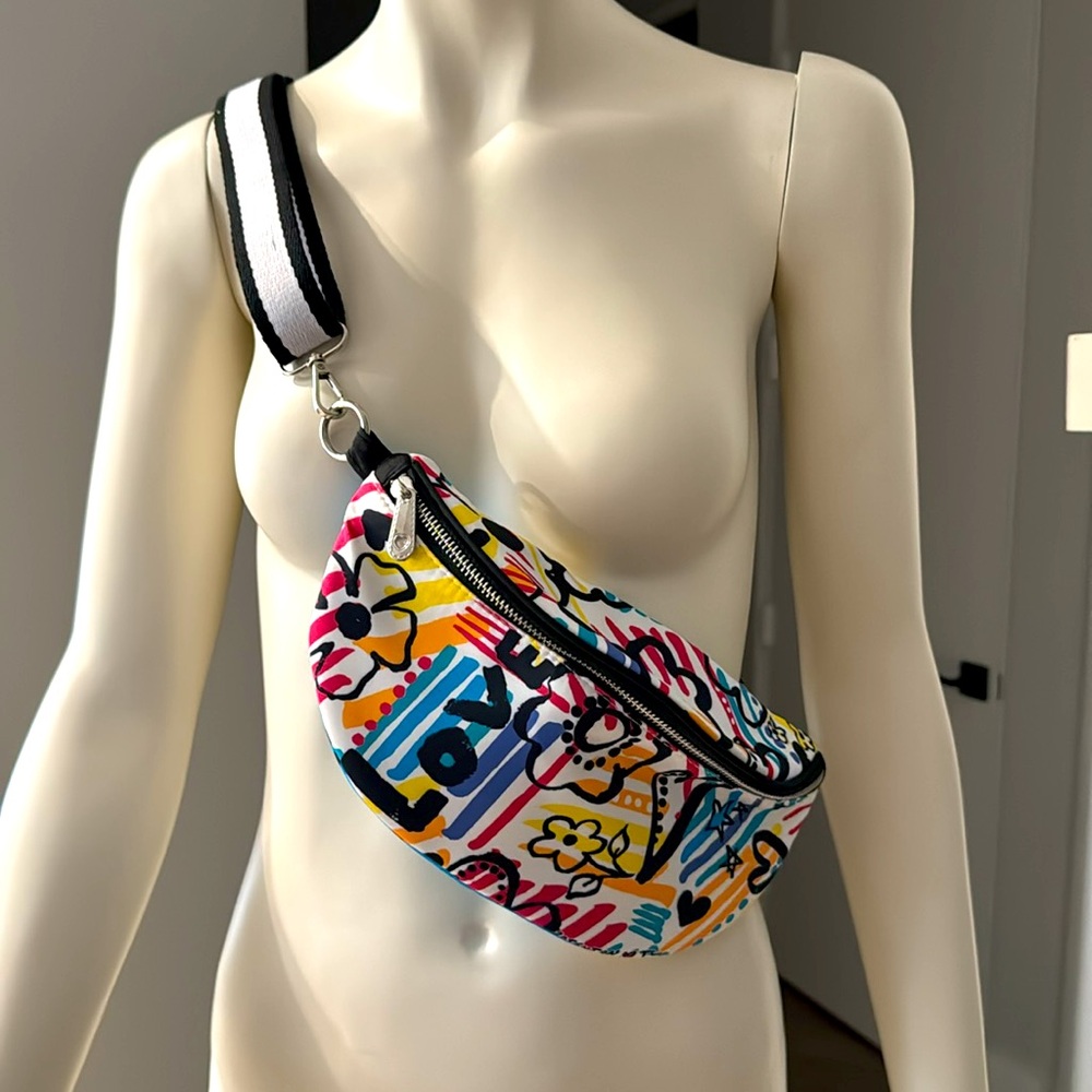 Brighton Graffiti Love Cross Body Belt/ Fanny Bag
